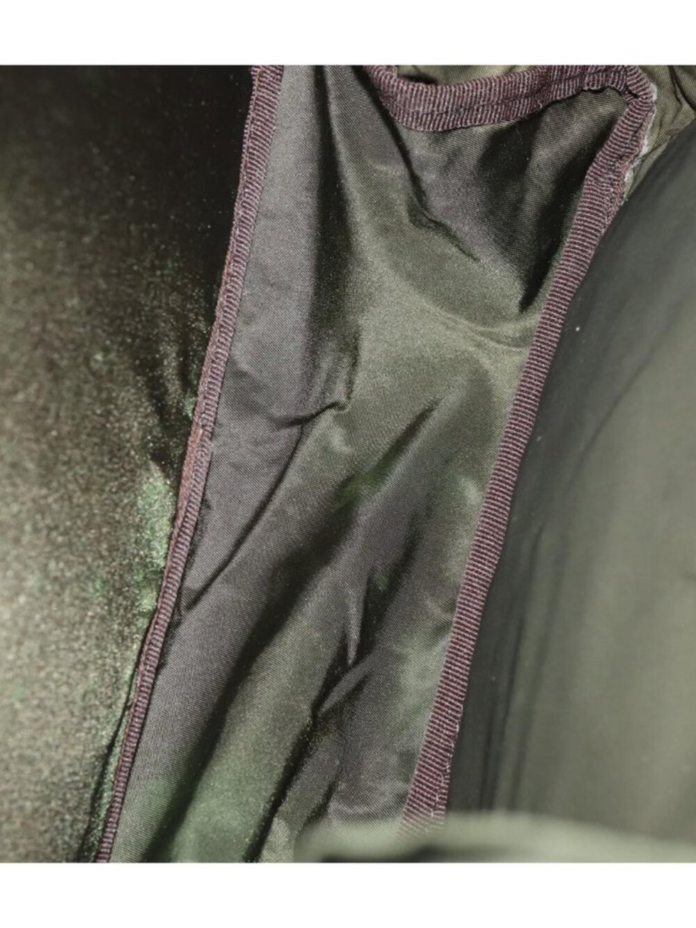 PRADA Backpack Nylon Green Silver - Picture 14 of 16